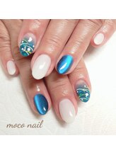 モコネイル(moco nail)/☆ワンカラー2本アート☆