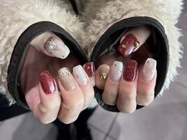 クリスマスネイル