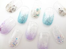 ネイルサロン クイール 小山店(NAIL SALON QUILL)/ラメグラデーション