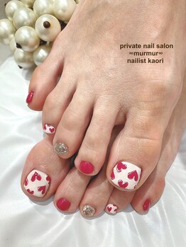 プライベート ネイルサロン マーマ(murmur)/バレンタインネイル
