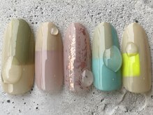 フリークネイル(FREAK Nail)/モダンぷっくりベージュ ¥12000