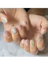 トータルビューティーローズ(Rose)/推しライブネイル