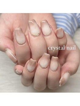 クリスタルネイル イオンモール都城駅前店/カフェラテ