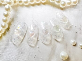 プティリボン 武蔵小金井店(PetitRibbon)/Simple ハートステンドグラス