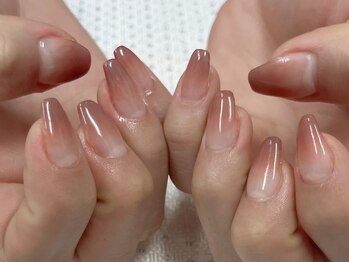 フローラ/カラーグラデーションネイル