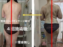 紬(TSUMUGI)の雰囲気（コリと歪みが取れると見た目も変わる。運動ができる身体作りへ。）