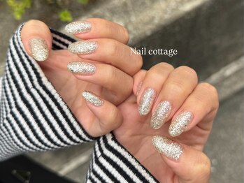 ネイルコテージ 新宿南口店(Nail cottage)/ラメネイル¥5500