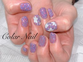 フラッシュの中に咲く花