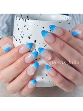 クイーンズビューティーサロン 新宿本店(Queen's beauty salon)/チップ長さ出し10本やり放題