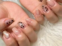 シベル(Ci belle)/ハートホロネイル/ヌーディー