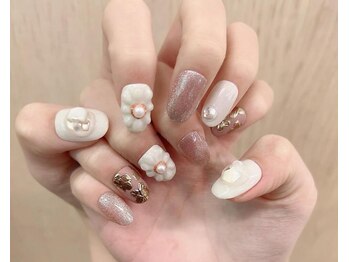 Ray 大阪梅田【パラジェルネイル/フィルイン/マグネット/長さだし/持ち込み】/梅田マグネットネイル/韓国