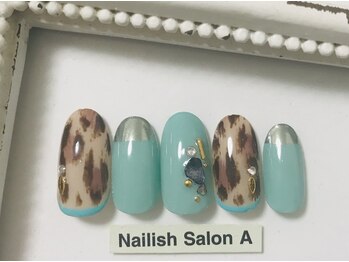 ネイリッシュサロン エー(Nailish Salon A)/レオパードネイル