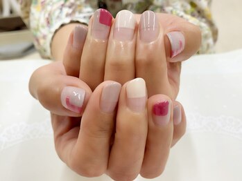 プルミエ ネイル(Premier Nail)/ブロックフレンチ☆定額デザイン