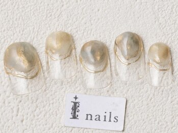 アイネイルズ 渋谷店(I nails)/ぷっくりフレンチ