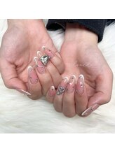 シュシュ(chouchou)/チークネイル×スキニーフレンチ