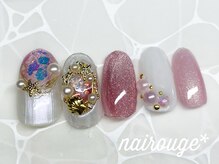 ネイル―ジュ 札幌大通店(nairouge*)/夏♪キラキラネイル♪