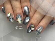 シマー(Shimmer)/チェックネイルマグネット