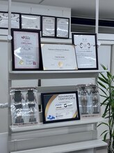 ラヴィアンローズ 岐阜本店(La vie en Rose)/数多くのディプロマ