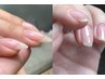 透明感たっぷり隠れ美肌クリアジェルネイル