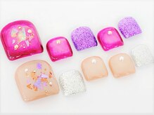 ネイルサロン クイール 小山店(NAIL SALON QUILL)/囲みグラデーション＋シェル