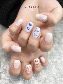 イー(iii)/お絵描きネイル♪