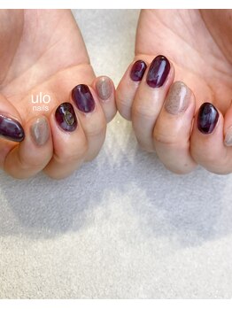 ウロネイルズ(ulo nails)/ぶどう色ニュアンス