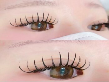 eyelash salon Re【まつげパーマ/バインドロック/マツエク】の写真/種類豊富なデザインが揃う当サロンではあなたの理想の目元を実現します！ナチュラル～華やかまで幅広く対応