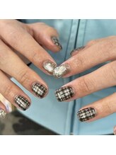 メルシー(Merci)/brownチェック　ｂｙ渚紗