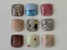 ラクエ(Laque)/フット チェックネイル ホロラメ