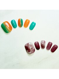 6、7月♪定額フットネイル￥8200
