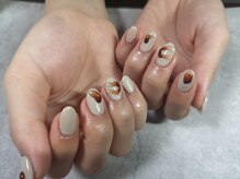 モグネイル(Mogunail)/カフェオレネイル