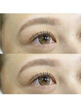 ネイルアンドアイ ビューティーオーブ(nail&eye beauty ORB)/アイブロウwax＋まつげパーマ