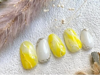 レアレアネイル(Lealeanail)/【パラジェル】スプリングネイル