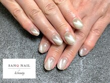 サンクネイル アンド ビューティ(SANQ NAIL & beauty)/斜めマグネットネイル