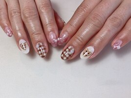 チェックネイル