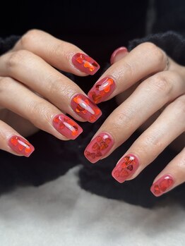 ナネア カラー(nanea color)/ハートネイル10300円