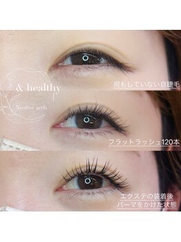 ネオリーブアーチ 武蔵小山店(Neolive arch)/＆healthy【マツエク＋パーマ】