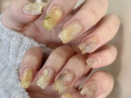 春ニュアンスネイル