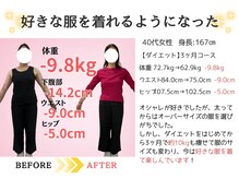 円山カラダ/40代3ヶ月ダイエット実績