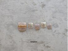 シンプリー ネイルアンドアイラッシュ 祖師谷大蔵店(Simpliee Nail&Eyelash)/【フット】リングネイル