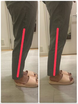 このか/ひざ下の前傾姿勢が変わる!