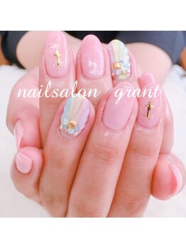 グラント(NAIL SALON&SCHOOL grant)/人魚の鱗ねいる5900円