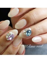 リノ ネイル(Rino nail)/アシンメトリービジュー