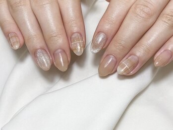 リーチェ ビューティアンドネイルサロン 大名店(Beauty&Nail Salon)/チェックネイル♪