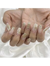 ミラーアートネイル　￥8800