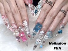 ファン(FUN)/★スカルプ10本アート乗せ放題