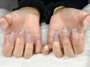 クリアネイル　フラッシュラメ