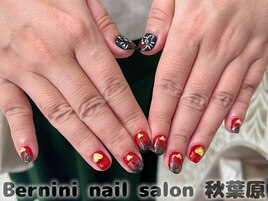 秋葉原ネイル/手描きネイル/銀座