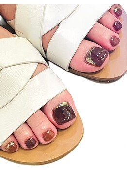 ネイルファクトリー 横浜ベイクォーター店の写真/素足の季節はフットネイルで気分UP！[Foot★初回オフ無料/選べるデザイン¥8250]フットバス&ドライケア付