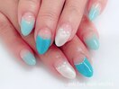 ターコイズ×逆フレンチ